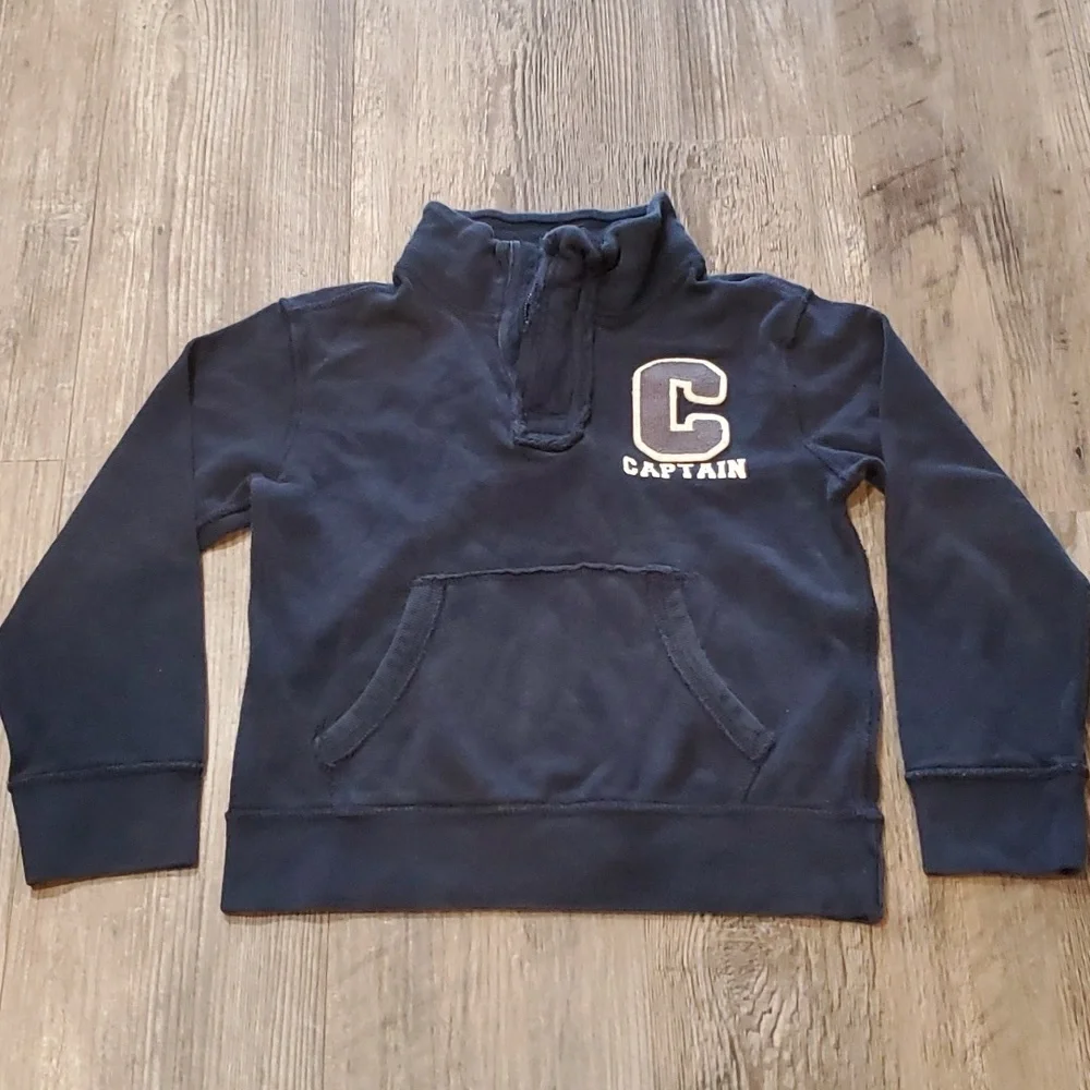 Children's Place C-captian Quarter Zip Sweatershirt Size 5/6 Small